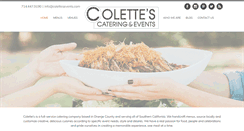 Desktop Screenshot of colettesevents.com